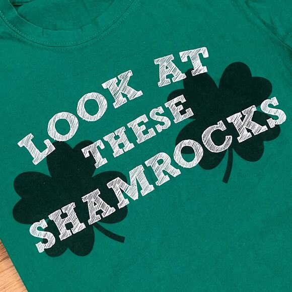 Bay Island Sportswear "Look at These Shamrocks" Tee - Size S - Picture 2 of 4
